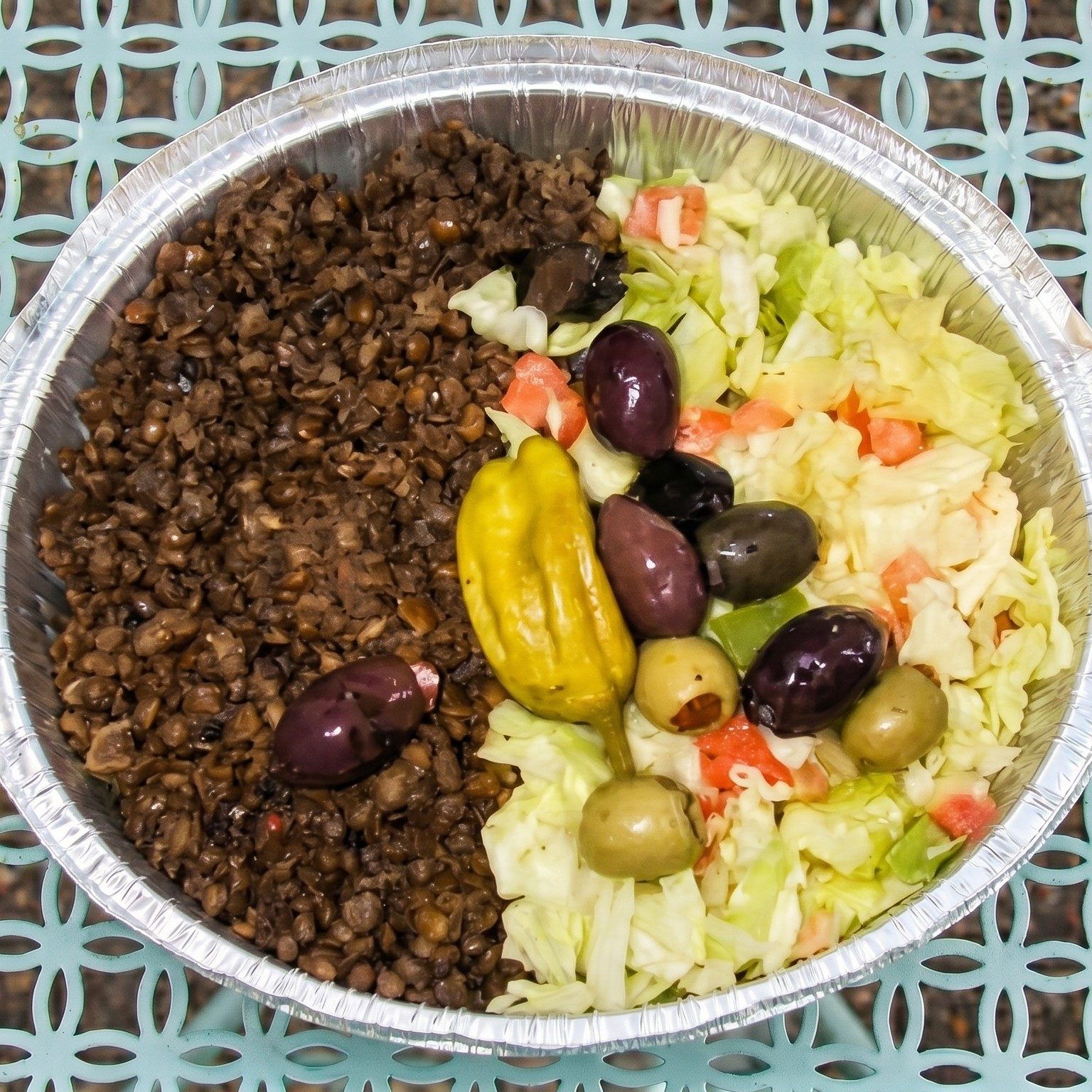 Mujadara Platter.