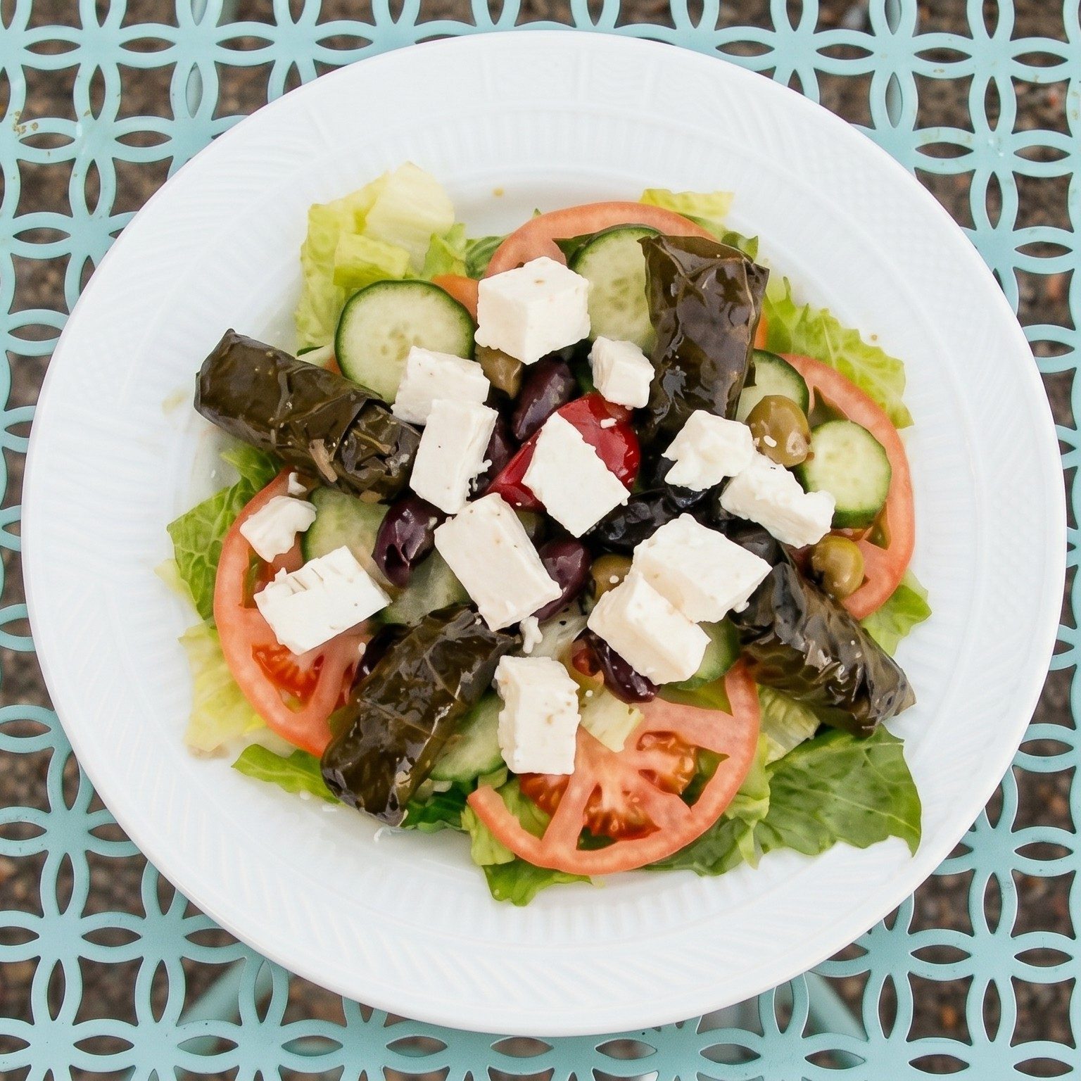 Greek Salad Platter.