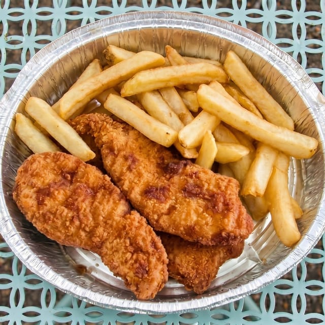 Chicken Fingers & French Fries Platter.